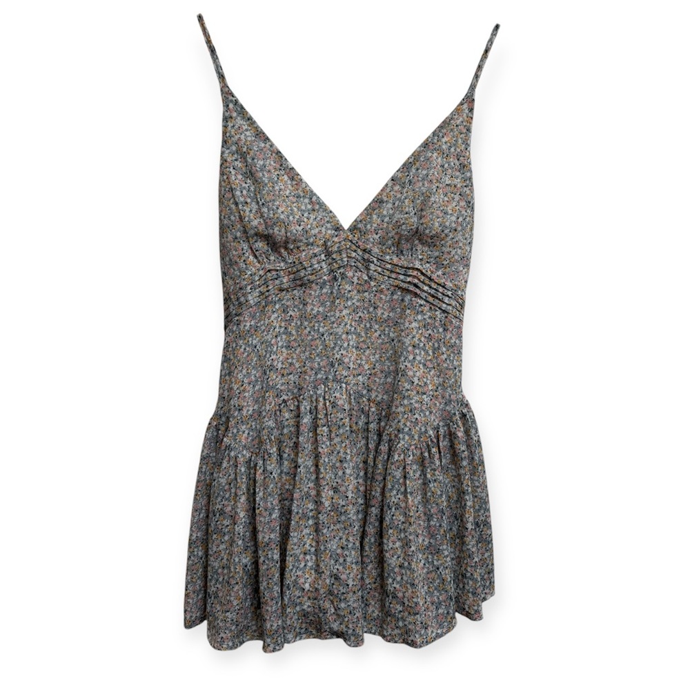 Sundae Muse Floral Drop Waist Mini Dress